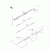 Схема узла: Тросики для Kawasaki ZX1400 Ninja ZX-14