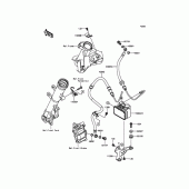 Схема вузла: Brake Piping для Kawasaki BR250 Z250SL ABS