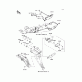 Схема узла: Taillight(s) для Kawasaki ZX636 Ninja ZX-6R