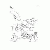 Схема вузла: Крило для Kawasaki BN125 Eliminator
