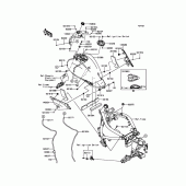 Схема вузла: Паливний бак для Kawasaki EN650 Vulcan S ABS