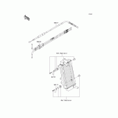 Схема узла: Тросики для Kawasaki KX450 KX450F