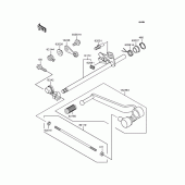 Схема вузла: Перемикач передач для Kawasaki ZR400 ZRX-II