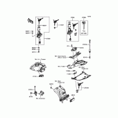 Схема вузла: Замок запалювання для Kawasaki ZX1000 Ninja ZX-10R ABS
