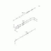 Схема узла: Тросики для Kawasaki ZX600 ZZ-R600