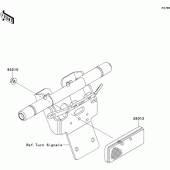 Схема вузла: Reflectors для Kawasaki VN1700 VN1700 Classic Tourer ABS