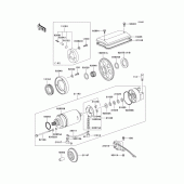 Схема вузла: Starter motor для Kawasaki KZ1000 Police