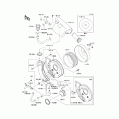 Схема вузла: Повітряний фільтр Kawasaki VN800 Vulcan 800 Classic