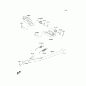 Схема вузла: Stand(s) для Kawasaki KLX400 KLX400R
