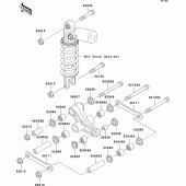 Схема вузла: Підвіска для Kawasaki ZX750 Ninja ZX-7R