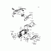 Схема вузла: Headlight(s) для Kawasaki ZX1000 Ninja ZX-10R