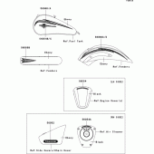 Схема вузла: Decals(ebony)(c9fa) для Kawasaki VN900 VN900 Custom