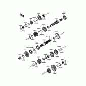 Схема вузла: Трансмісія для Kawasaki ER250 Z250 ABS