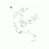 Схема узла: Переключатель передач для Kawasaki KLX300R