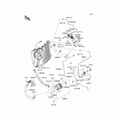 Схема вузла: Water pipe для Kawasaki ZX1400 ZZR1400