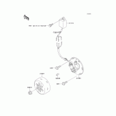 Схема узла: Генератор для Kawasaki KX500