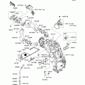 Схема вузла: Повітряний фільтр Kawasaki ZX1400 ZZR1400 ABS