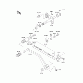 Схема вузла: Перемикач передач для Kawasaki VN250 Eliminator 250V