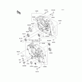 Схема вузла: Картер двигуна для Kawasaki KLX140 KLX140