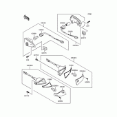 Схема вузла: Поворотники для Kawasaki ZX400 ZZR400