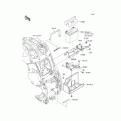 Схема вузла: Battery case для Kawasaki ZG1400 Concours 14