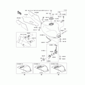 Схема вузла: Fuel tank(1/2)(zx900-f2) для Kawasaki ZX900 Ninja ZX-9R