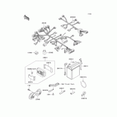 Схема вузла: Електроустаткування для Kawasaki ZG1000 Concours
