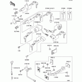 Схема вузла: Ignition switch(1/2) для Kawasaki VN1500 VN1500 Classic