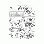 Схема вузла: Електроустаткування для Kawasaki EN650 Vulcan S