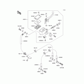 Схема вузла: Front master cylinder(a7f/a8f) для Kawasaki KLE650 Versys 650
