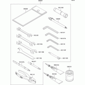 Схема вузла: Owner`s tools для Kawasaki VN1500 VN1500 Drifter