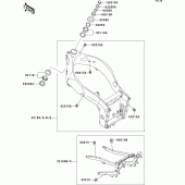 Схема узла: Рама для Kawasaki ZX750 ZXR750