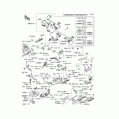 Схема вузла: Chassis electrical equipment(1/2) для Kawasaki ZG1400 Concours 14 ABS