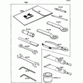 Схема узла: Tool для Kawasaki EX500 GPZ500S