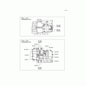 Схема вузла: Болти картера двигуна для Kawasaki ER650 ER-6N ABS