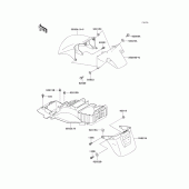 Схема узла: Крыло для Kawasaki ZX1100 Ninja ZX-11