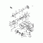 Схема вузла: Масляний насос для Kawasaki ZR800 Z800
