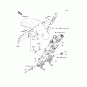 Схема вузла: Переднє крило для Kawasaki ZG1400 Concours 14