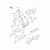 Схема вузла: Frame fitting для Kawasaki KX250/ KX252 KX250