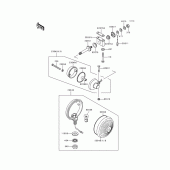 Схема вузла: Поворотники для Kawasaki KZ1000 Police