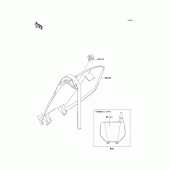 Схема вузла: Аксесуари для Kawasaki KX250/ KX252 KX250