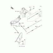 Схема узла: Тросики для Kawasaki KLX125 D-Tracker
