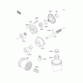 Схема узла: Масляный насос & Масляный фильтр для Kawasaki ZX750 Ninja ZX-7R