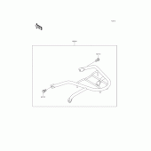 Схема вузла: Аксесуари для Kawasaki BJ250 Estrella