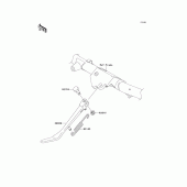 Схема узла: Stand(s) для Kawasaki VN1500 Vulcan 1500 Classic FI