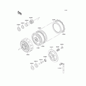 Схема вузла: Зчеплення для Kawasaki EX250 Ninja 250