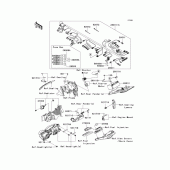 Схема вузла: Електроустаткування для Kawasaki ZX1000 Ninja ZX-10R