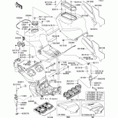 Схема узла: Топливный бак(1/2) для Kawasaki ZX1200 Ninja ZX-12R