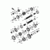 Схема вузла: Трансмісія для Kawasaki ZR800 Z800