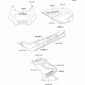 Схема вузла: Decals(violet/eventide)(ex250-h3/h4) для Kawasaki EX250 ZZR250